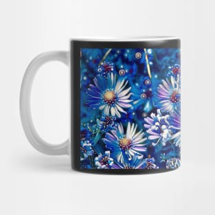 Painted Flower Blooms Mug